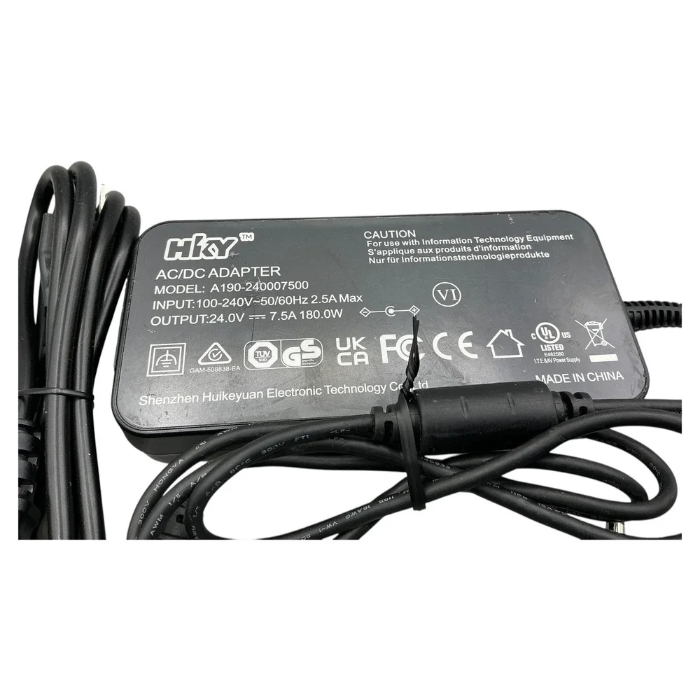 Hky AC DC Adapter Model A190-240007500 Output 24V 7.5A 180W Power Supply